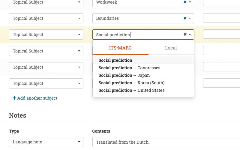 Authority data suggestion tool