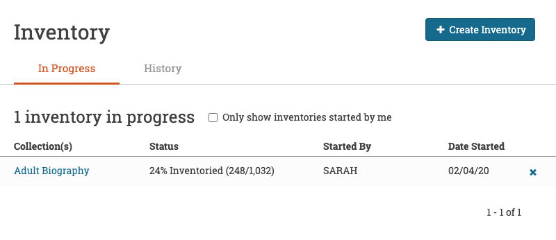 Inventory collaboration interface